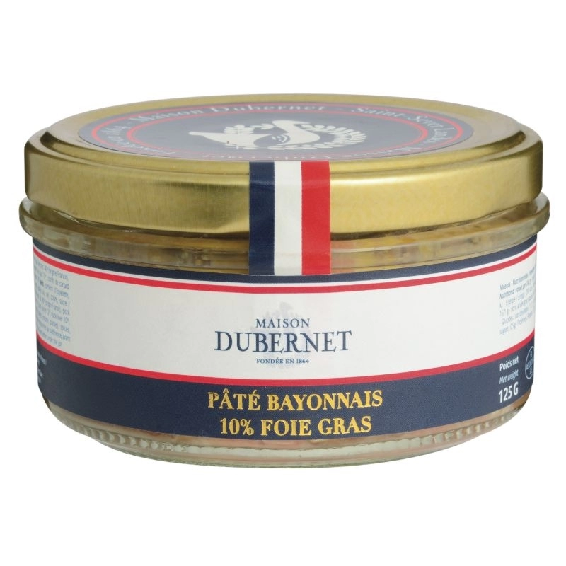 Pate Bayonnais Clasic Cu Foie Gras Dubernet 125g 0